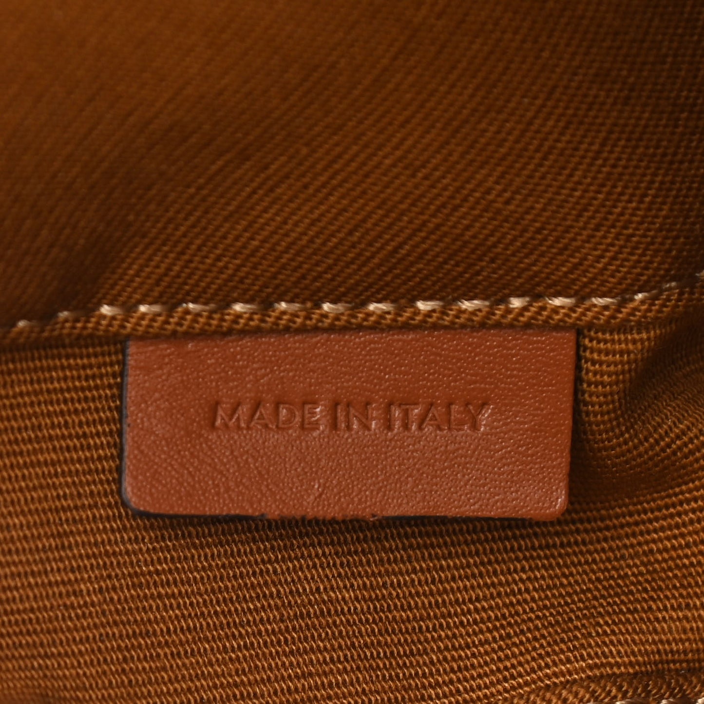 Triomphe Canvas Triangle Crossbody Bag Tan