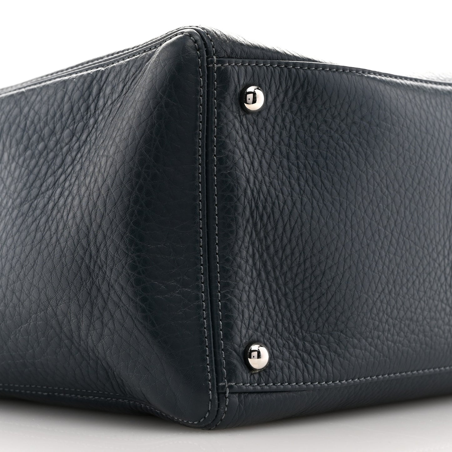 Deerskin Cerf Executive Shopper Tote Dark Blue