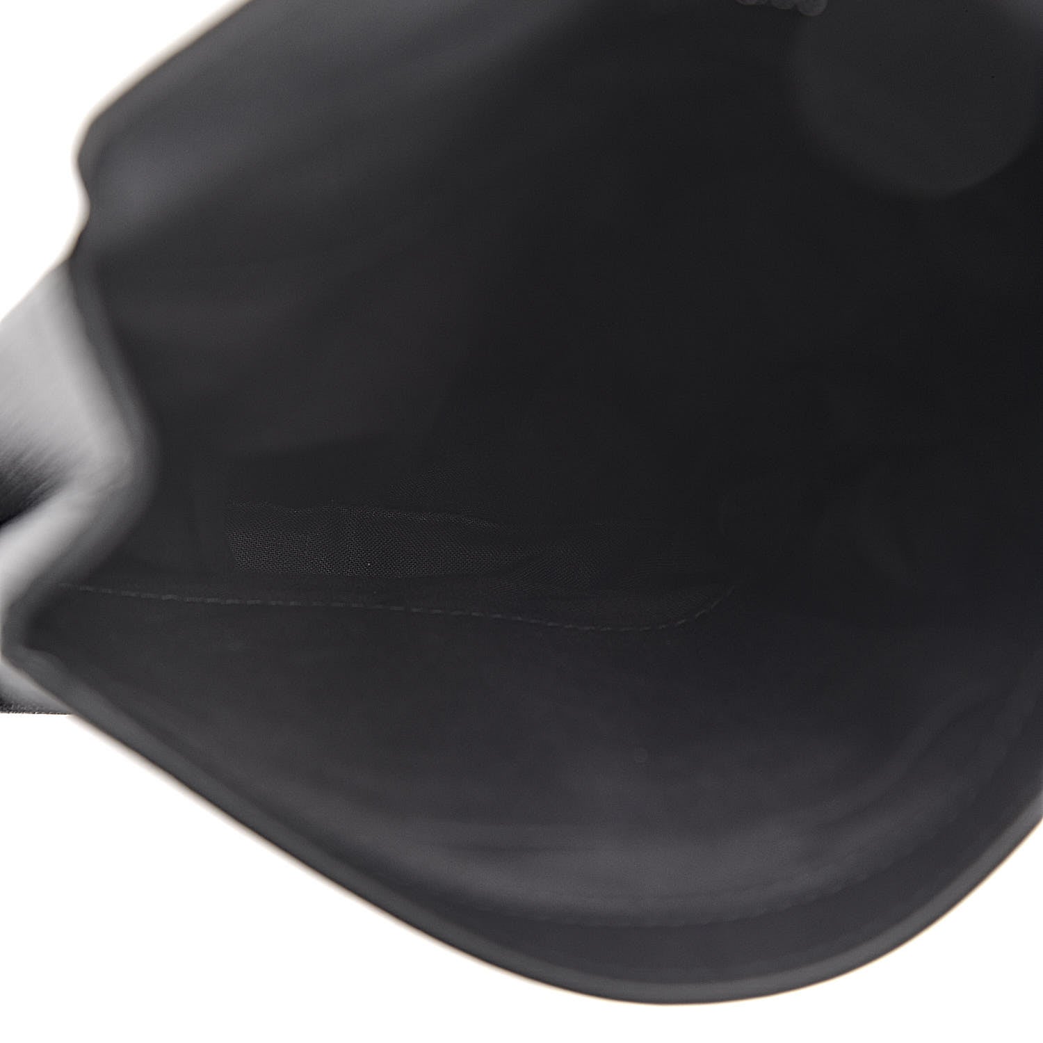 Balenciaga Squared Calfskin Logo Shopping Envelope Clutch Black 5 of 8