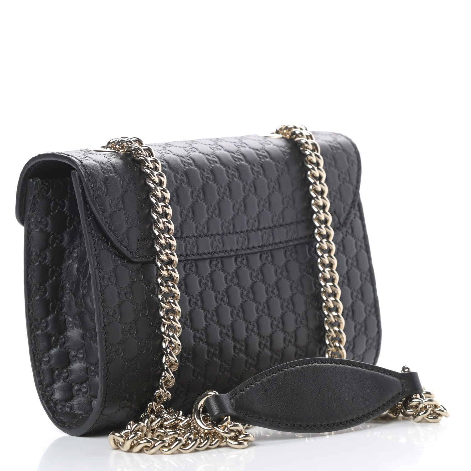 Gucci Microguccissima Mini Emily Shoulder Bag Black 3 of 11