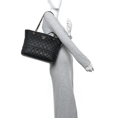 Chanel Caviar Quilted Rolled Up Tote Black 2 of 11