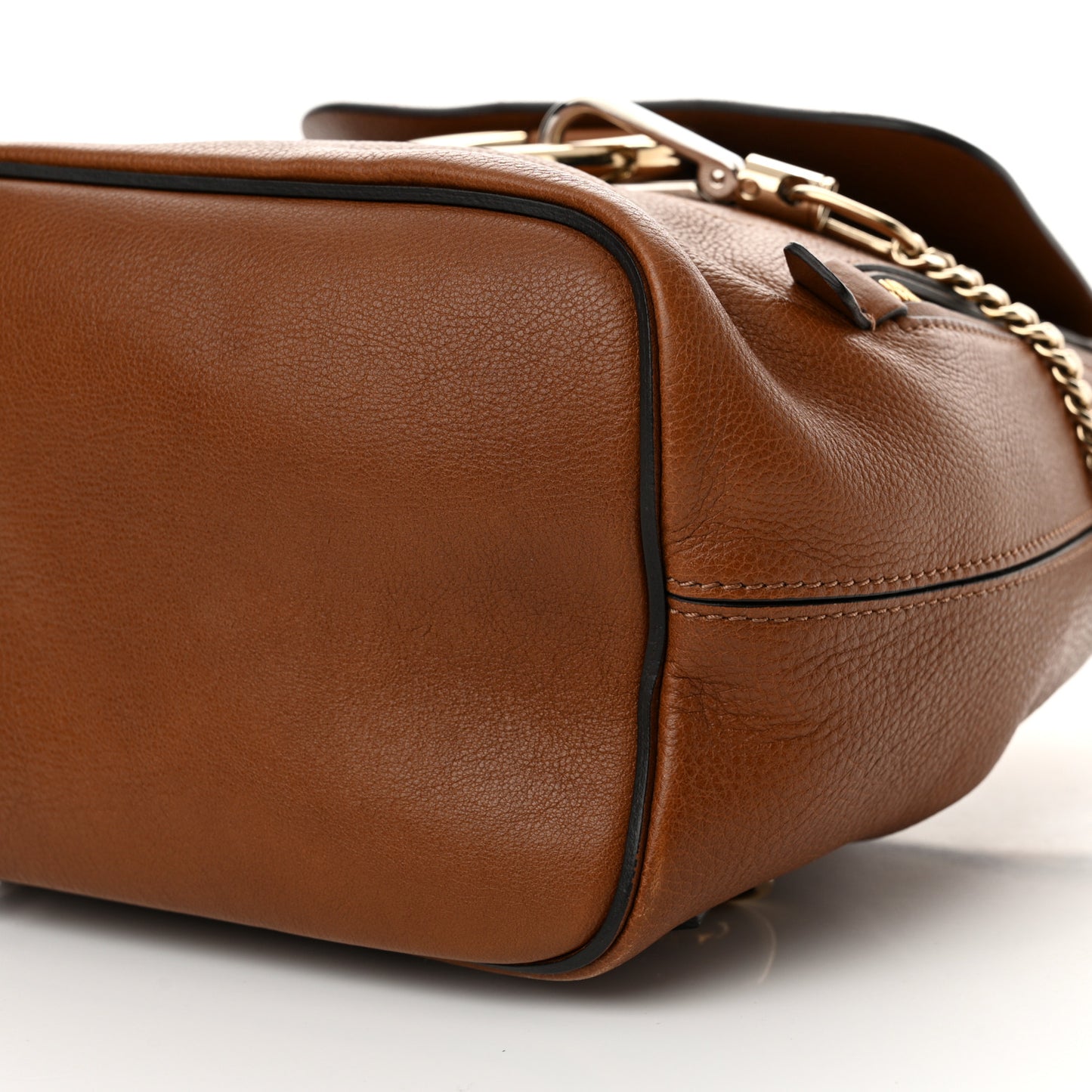 Suede Calfskin Medium Faye Backpack Tan