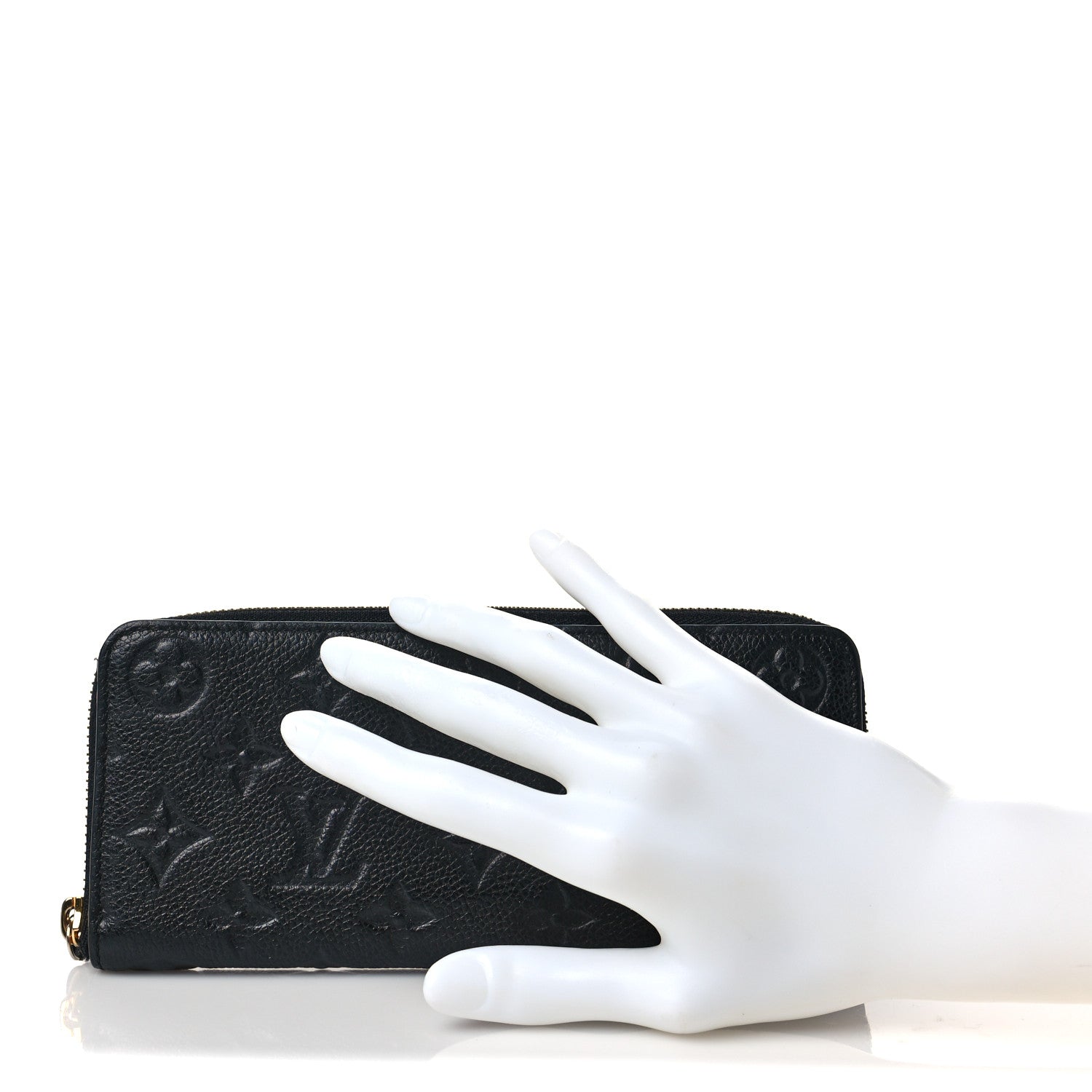 Louis Vuitton Empreinte Clemence Wallet Black 2 of 6