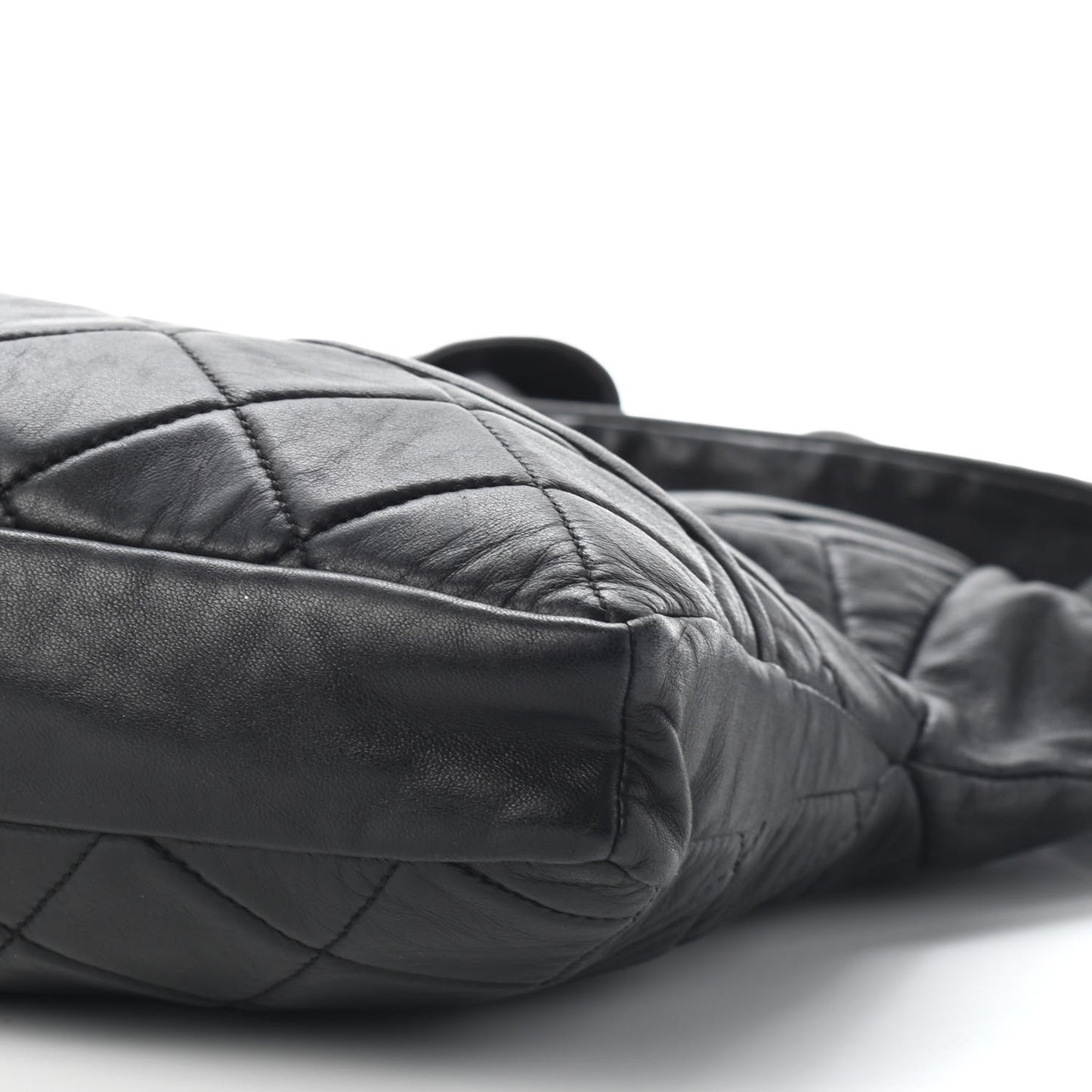 Lambskin Quilted Girl Bag Black