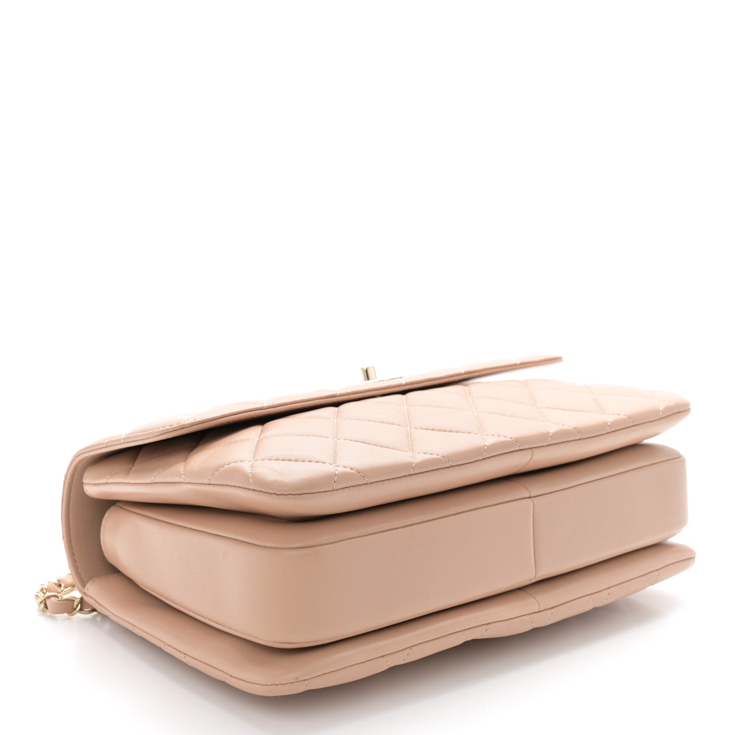 Chanel Lambskin Quilted Medium Trendy CC Flap Dual Handle Bag Beige 4 of 11