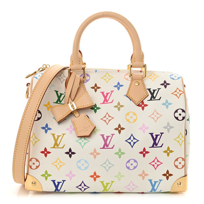 Louis Vuitton LV X TM Monogram Multicolor Speedy Bandouliere 25 White 1 of 10