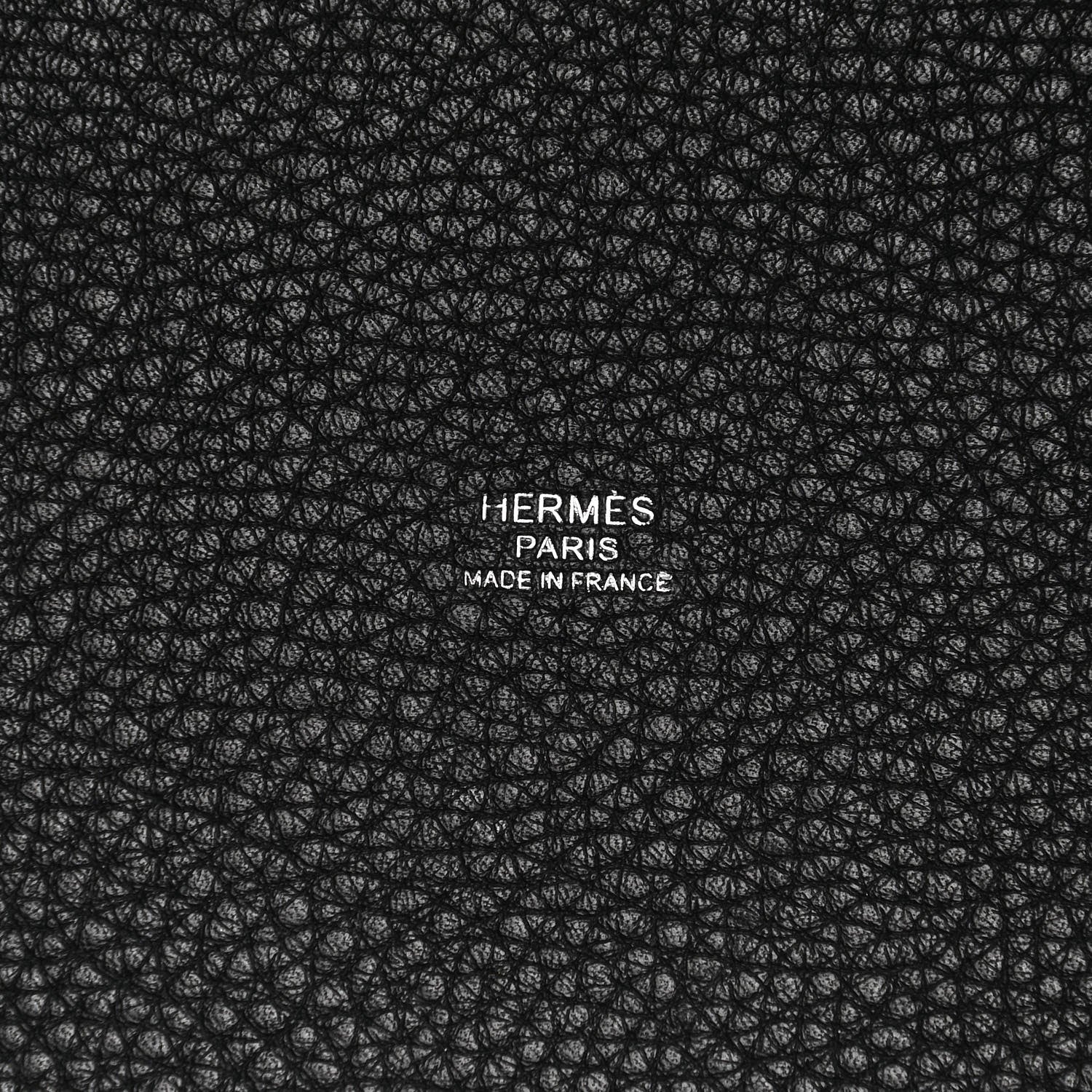 Hermes Taurillon Clemence Picotin Lock 22 MM Black Gold 6 of 10