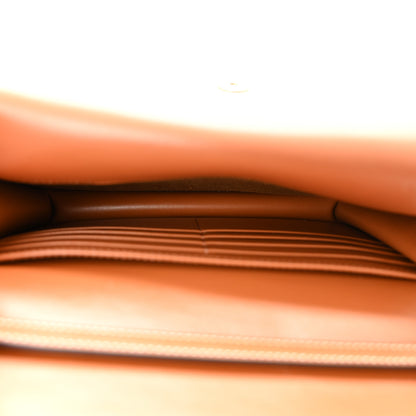 Celine Triomphe Canvas Lambskin Wallet On Strap Tan 5 of 11