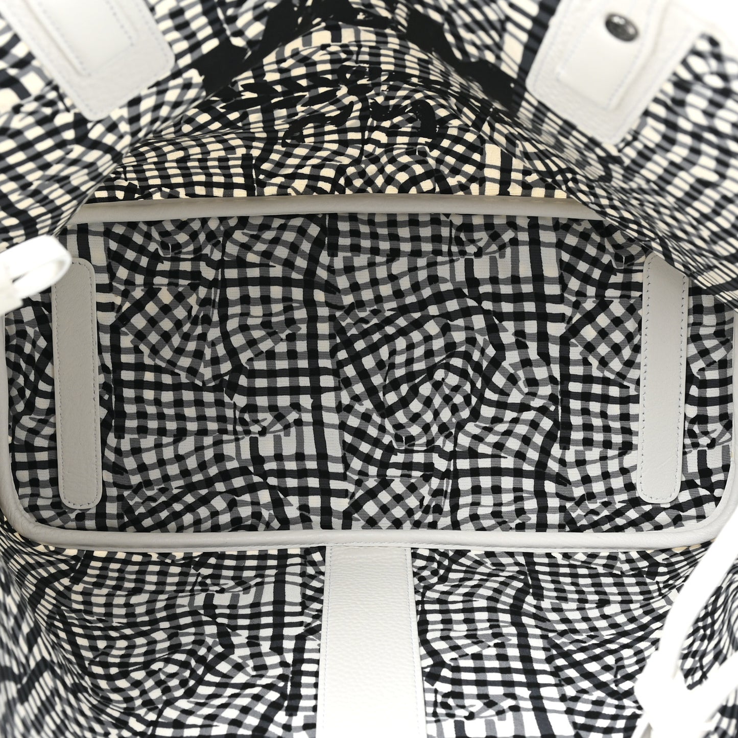 Visetos Medium Liz Reversible Shopper Tote White