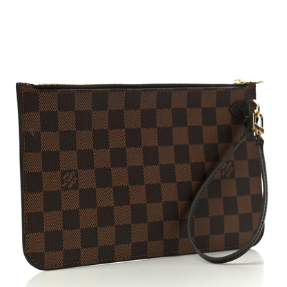 Louis Vuitton Damier Ebene Neverfull MM GM Pochette 3 of 10