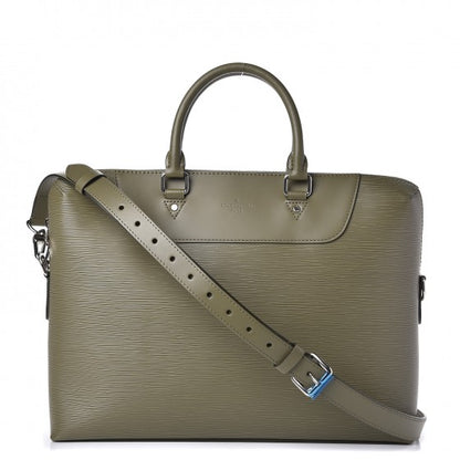 Louis Vuitton Epi Porte-Documents Jour Kaki 1 of 8
