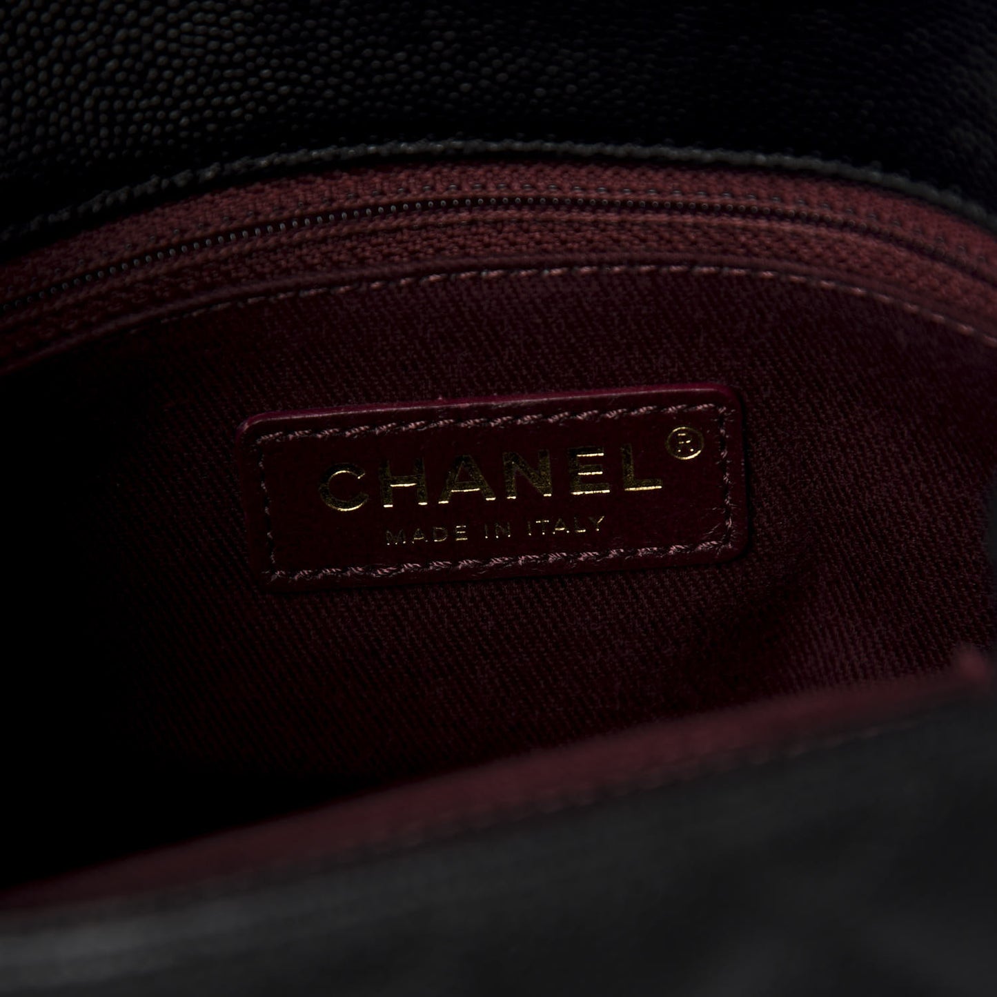Caviar Quilted Mini Coco Handle Flap Black