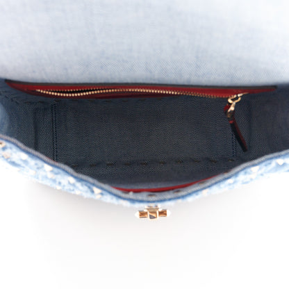 Valentino Garavani Denim Medium Rockstud Spike Shoulder Bag Denim 5 of 10