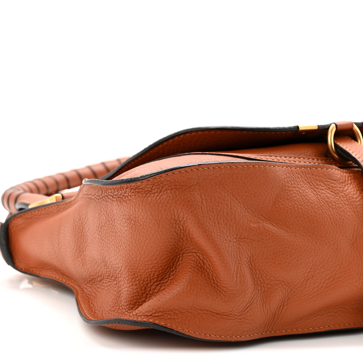 Chloe Calfskin Small Marcie Satchel Tan 9 of 10