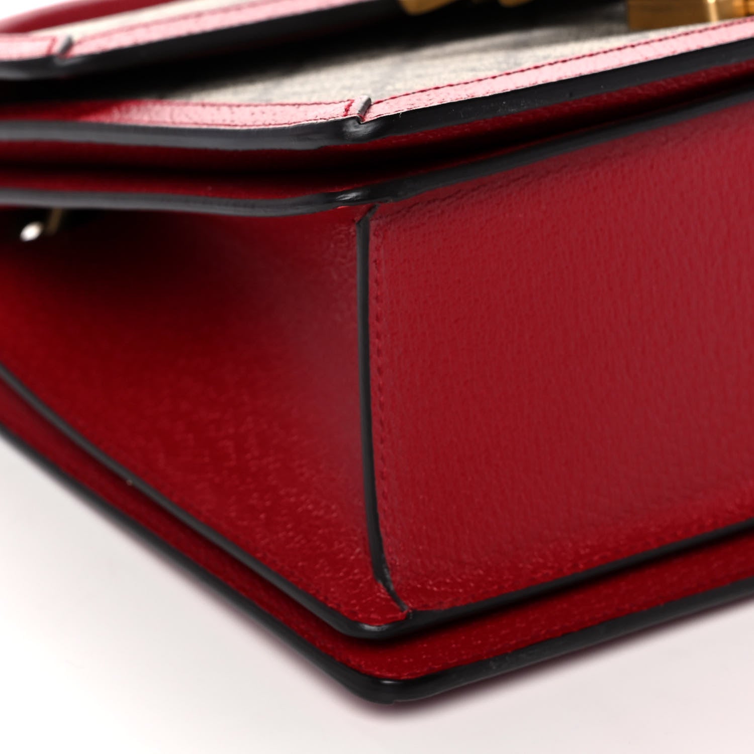 Gucci GG Supreme Monogram Small Queen Margaret Top Handle Bag Red 11 of 12