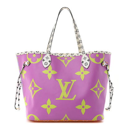 Louis Vuitton Monogram Giant Neverfull MM Pink Lilac 3 of 12