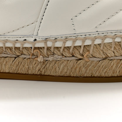 Gucci Nappa Matelasse GG Marmont Espadrilles 37 Great White 10 of 11