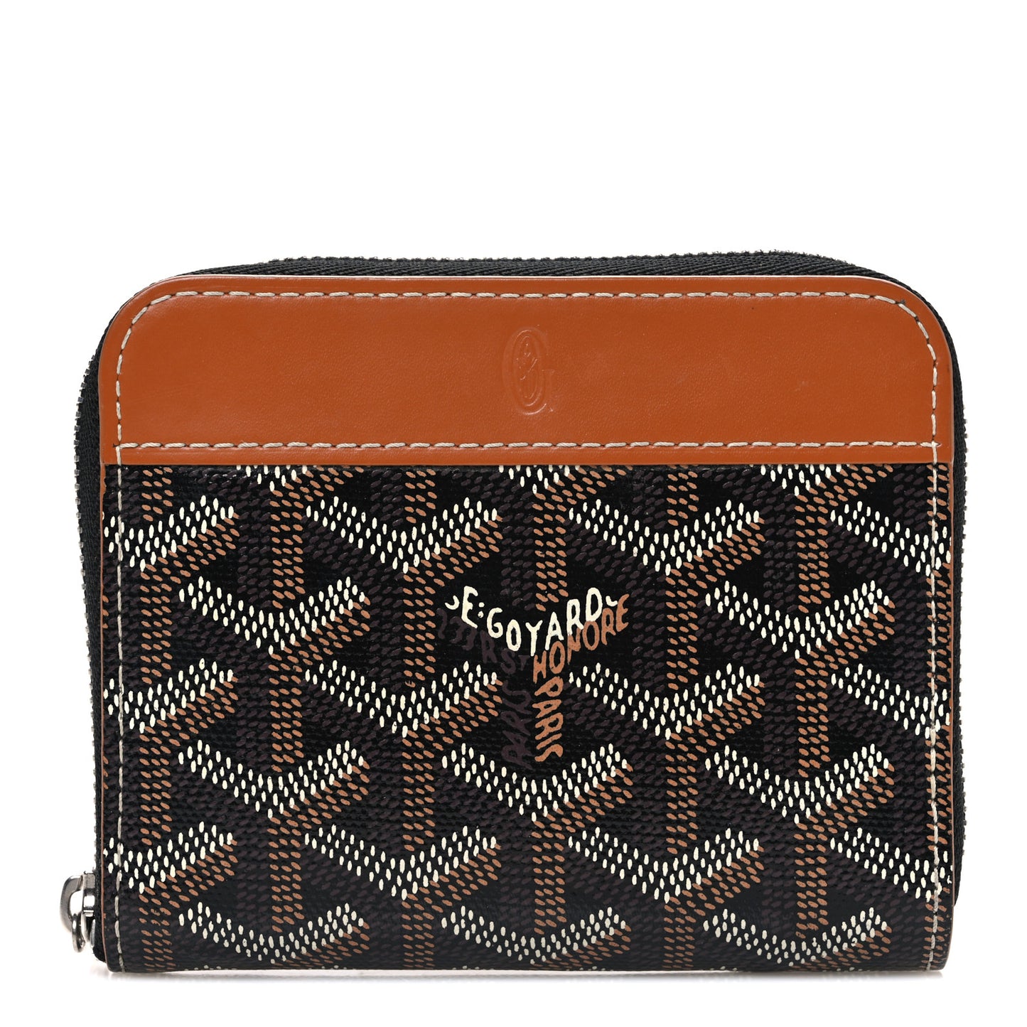 Goyardine Matignon PM Wallet Black Gold