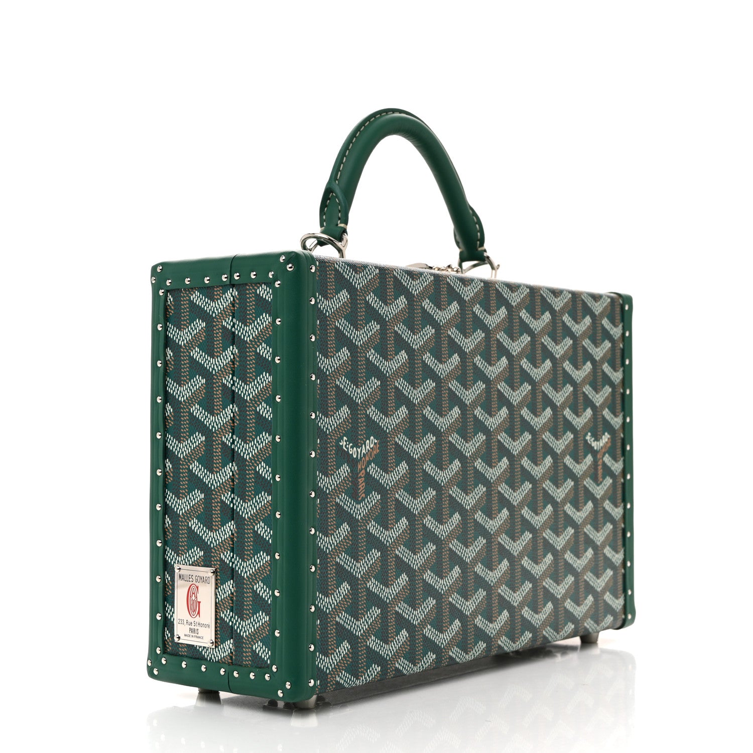 Goyard Goyardine Grand Hotel Trunk Bag Green 3 of 12