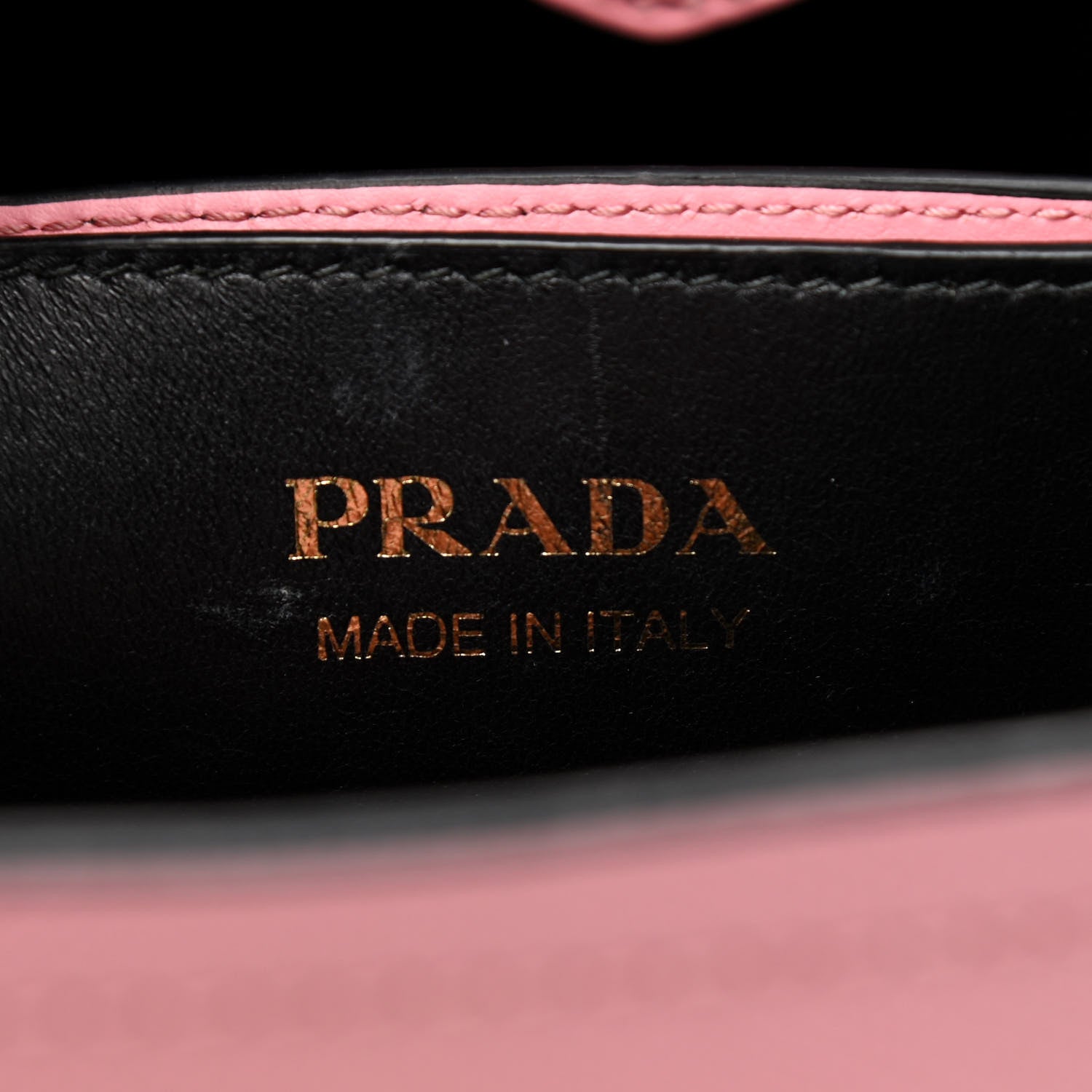 Prada Saffiano Cuir Medium Panier Bucket Bag Petalo Black 6 of 8