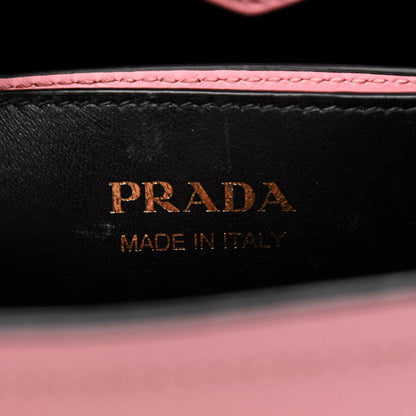 Prada Saffiano Cuir Medium Panier Bucket Bag Petalo Black 6 of 8