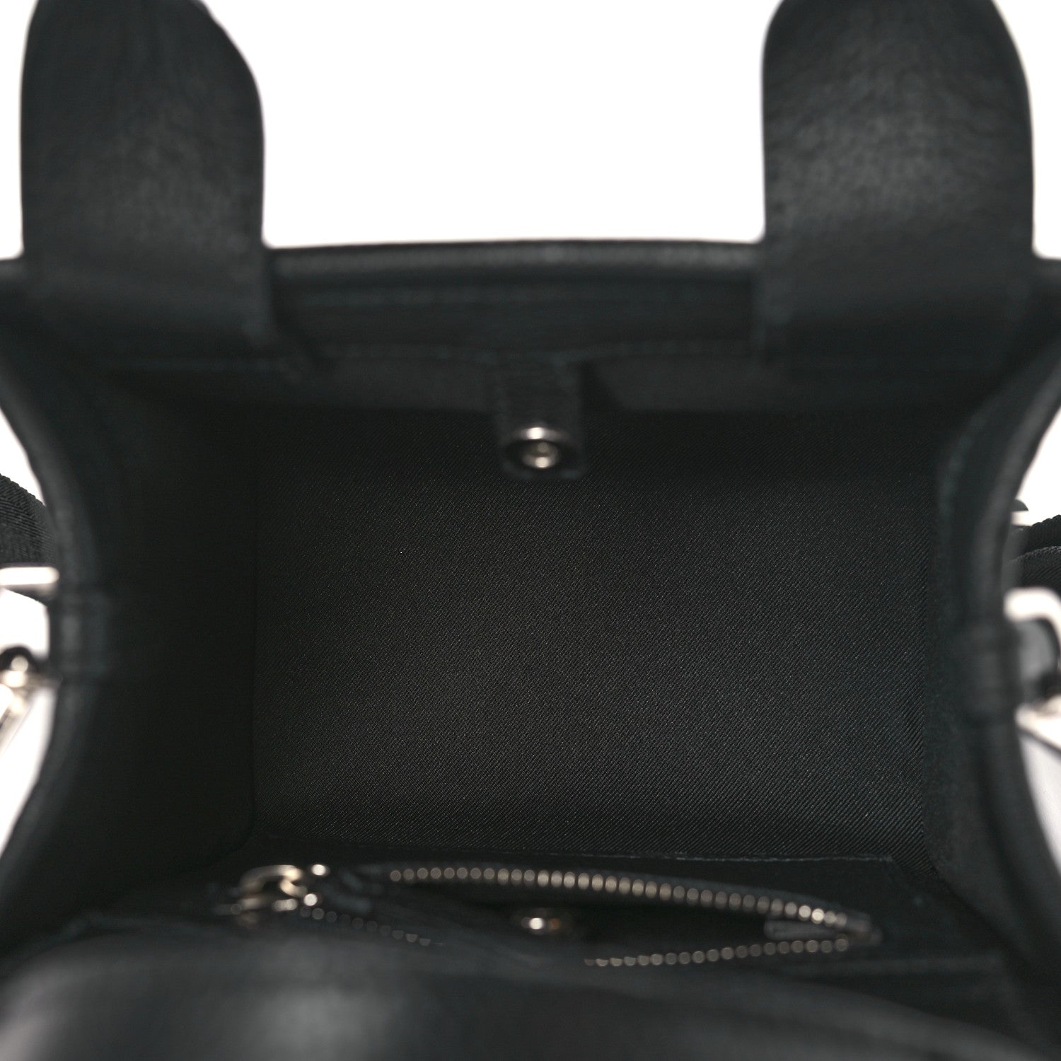 Jimmy Choo Soft Grainy Calfskin Star Studded Mini Pegasi Tote Black 5 of 9