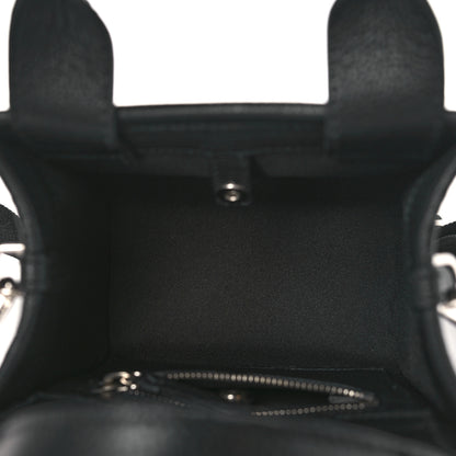 Jimmy Choo Soft Grainy Calfskin Star Studded Mini Pegasi Tote Black 5 of 9