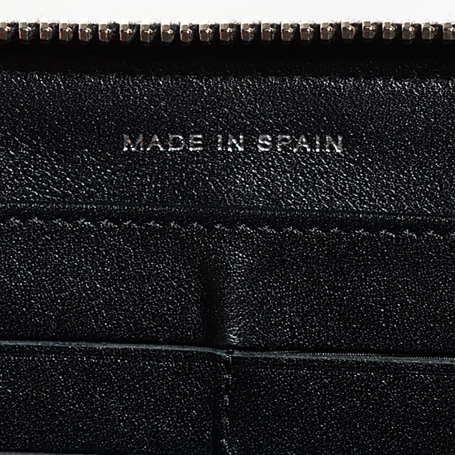 Chanel Patent Calfskin Quilted Large Gusset Zip Around Wallet Black 7 of 8