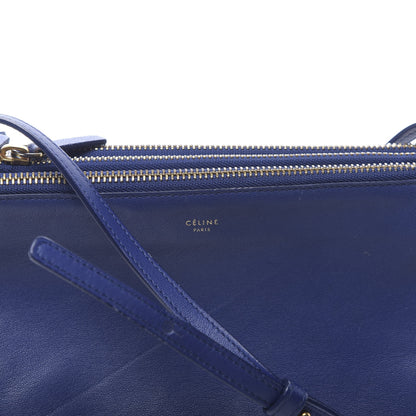 Celine Lambskin Small Trio Crossbody Bag Indigo 17 of 17