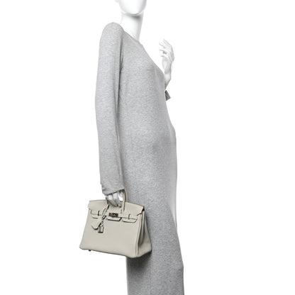 Hermes Togo Birkin 25 Gris Perle 2 of 12