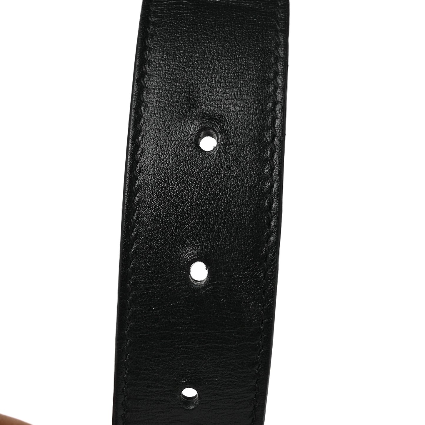 GG Supreme Monogram Matte Plutone Calfskin Double G 30mm Belt 80 32 Beige Ebony Black