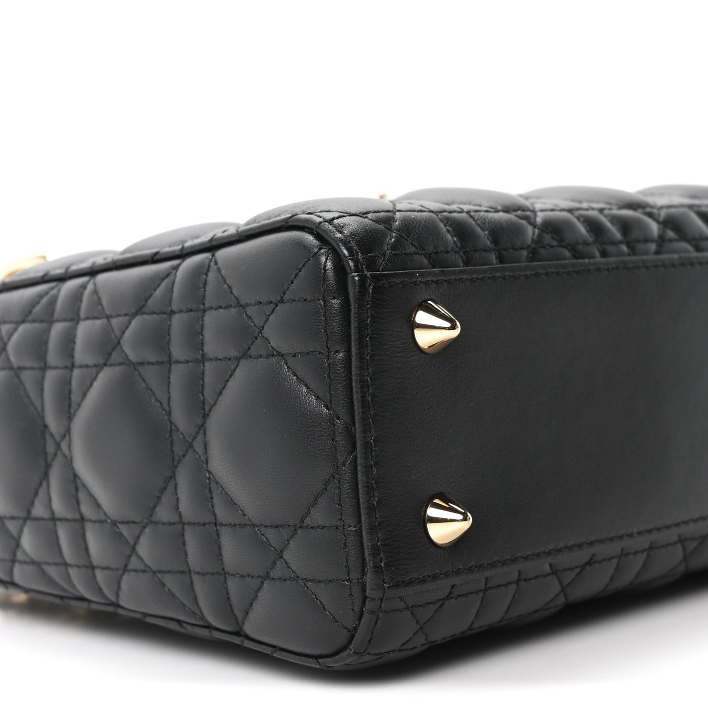 Lambskin Cannage Small My ABCDior Lady Dior Black