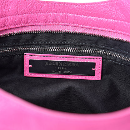 Balenciaga Agneau Classic Silver Hardware City Rose Flamingo 5 of 11
