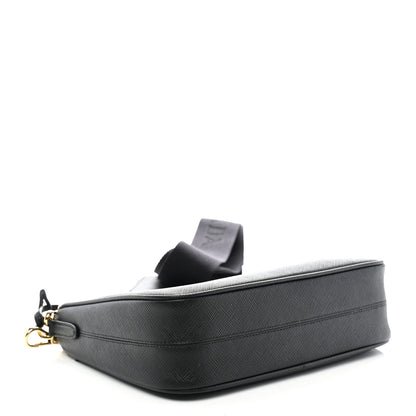 Prada Saffiano Lux Re-Edition 2005 Shoulder Bag Black 4 of 11