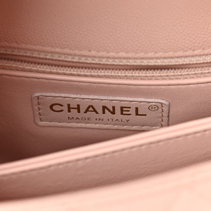 Chanel Caviar Quilted Mini Coco Handle Flap Pink 6 of 11
