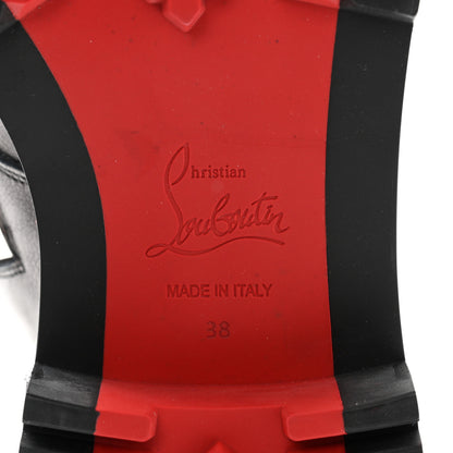 Christian Louboutin Spikes Combat Boots 38 Black 8 of 10