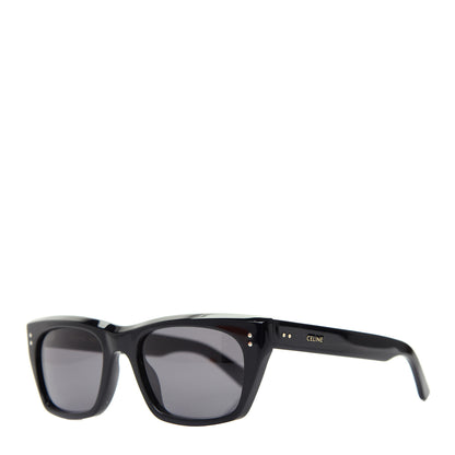 Celine Acetate Polarized Rectangular Sunglasses CL40060I Black 1 of 7