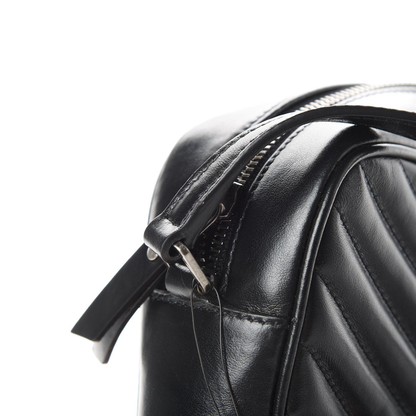 Calfskin Matelasse Monogram Lou Camera Bag Black