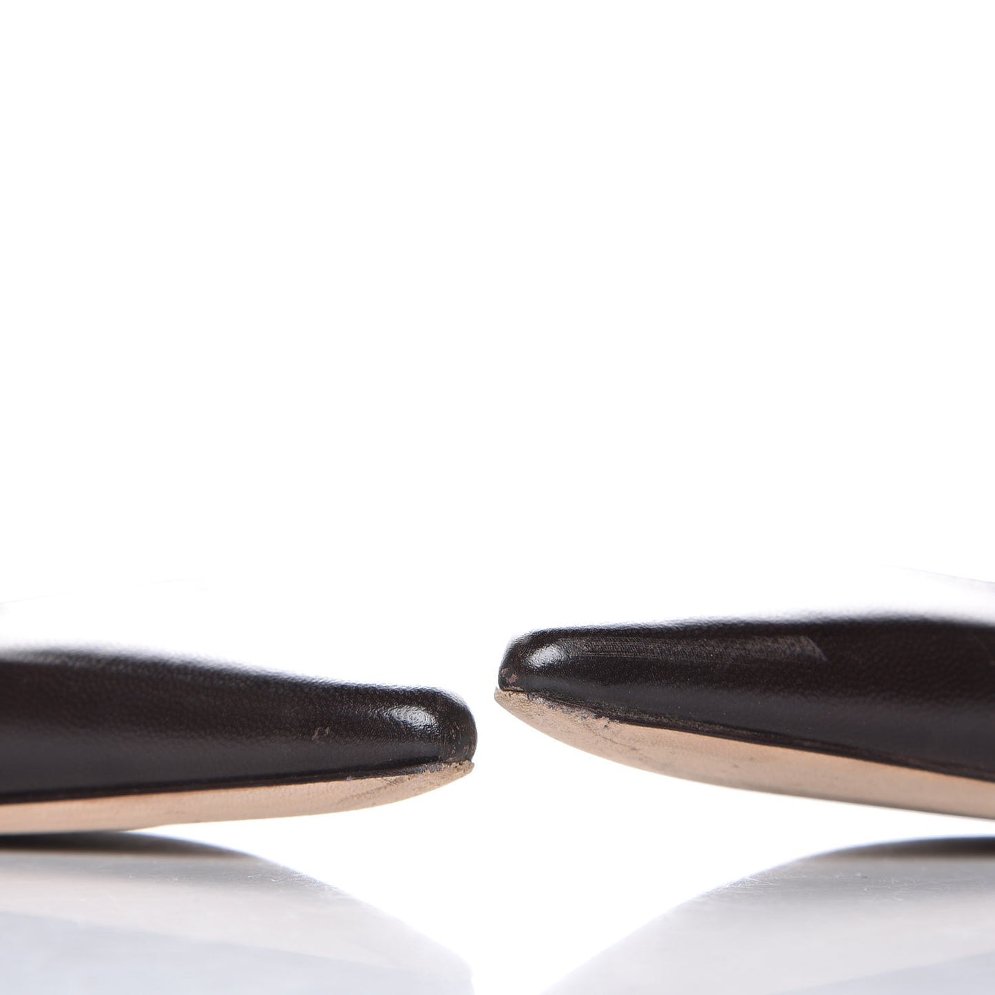 Calfskin Gill Slingback Pumps 35.5 Brown