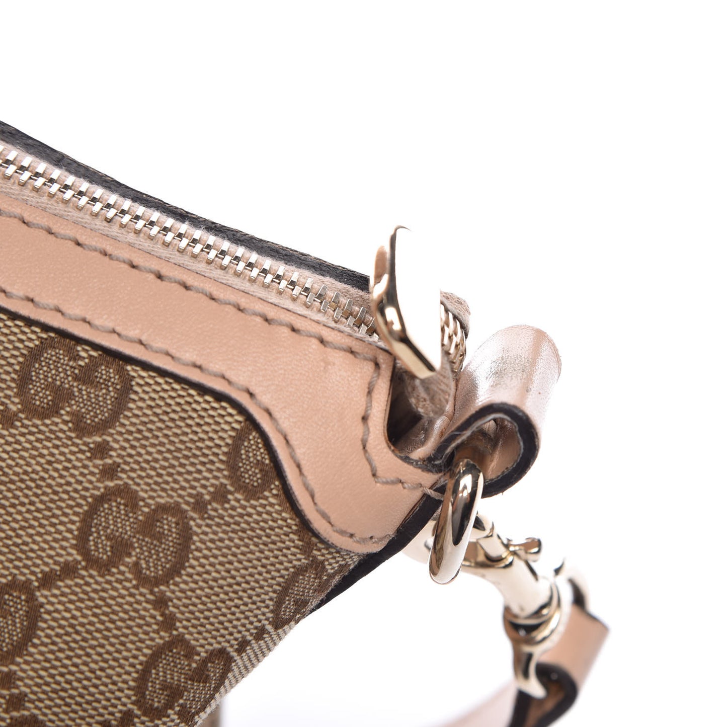 Monogram Vintage Web Medium Top Handle Bag Beige