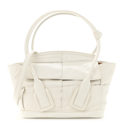Bottega Veneta Paper Calfskin Maxi Intrecciato Mini Arco Slouch Plaster 1 of 14