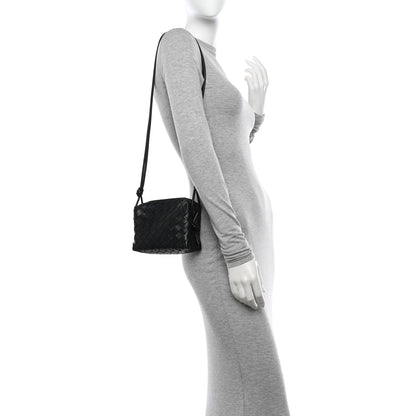 Bottega Veneta Nappa Intrecciato Mini Loop Camera Bag Black 2 of 9