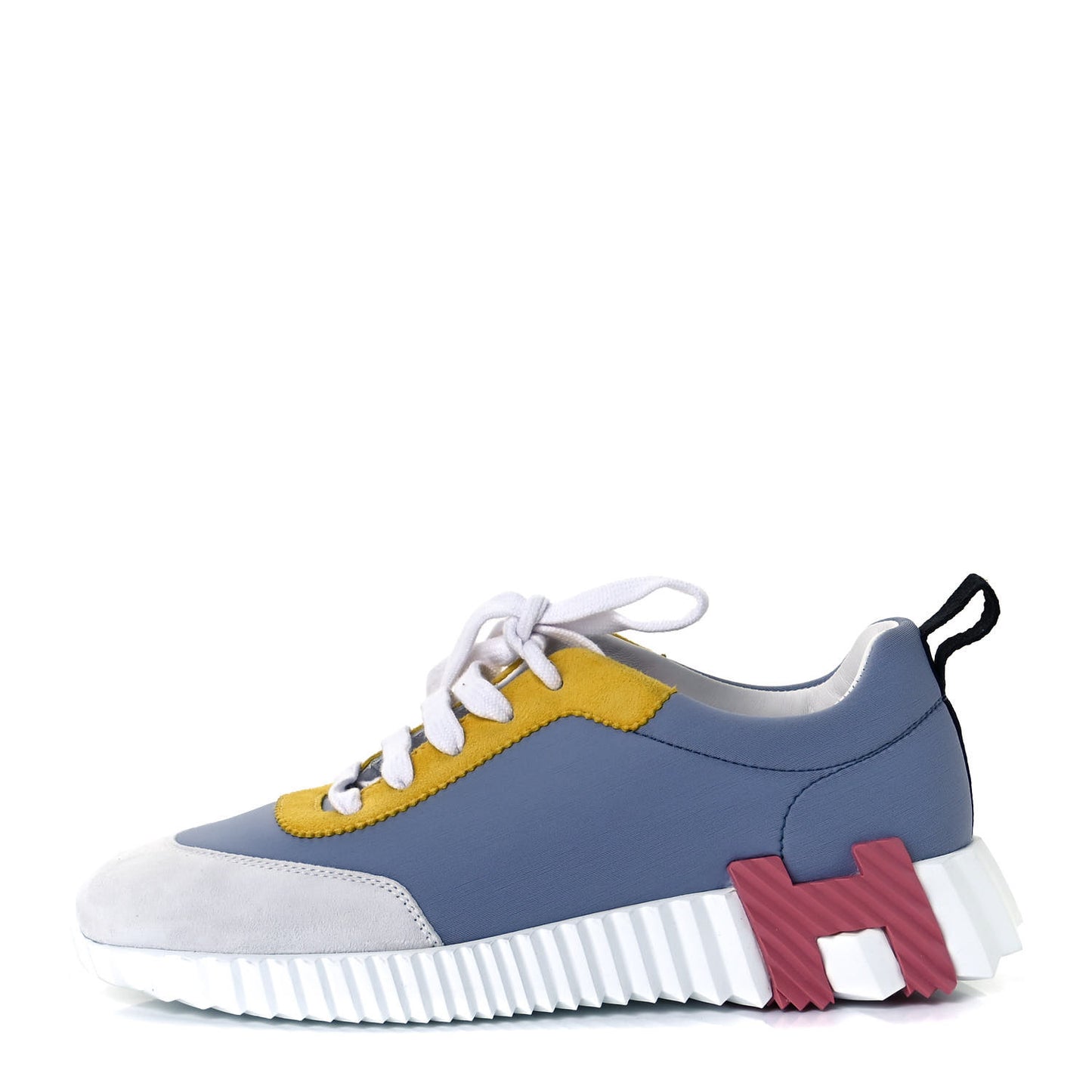 Technical Canvas Suede Goatskin Bouncing Sneakers 37