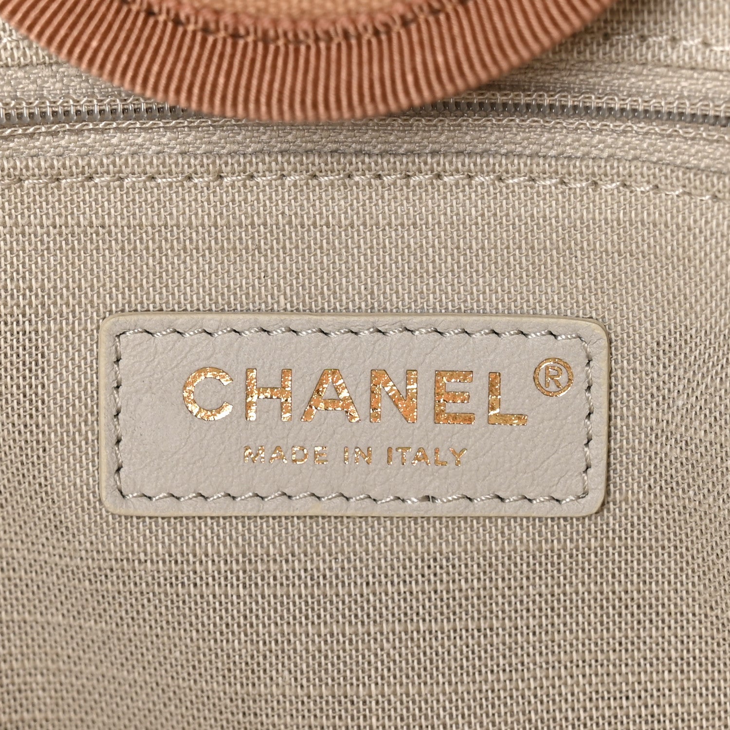 Chanel Mixed Fibers Medium Deauville Tote Camel 8 of 10