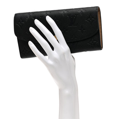 Louis Vuitton Empreinte Emilie Wallet Black Dune 2 of 8
