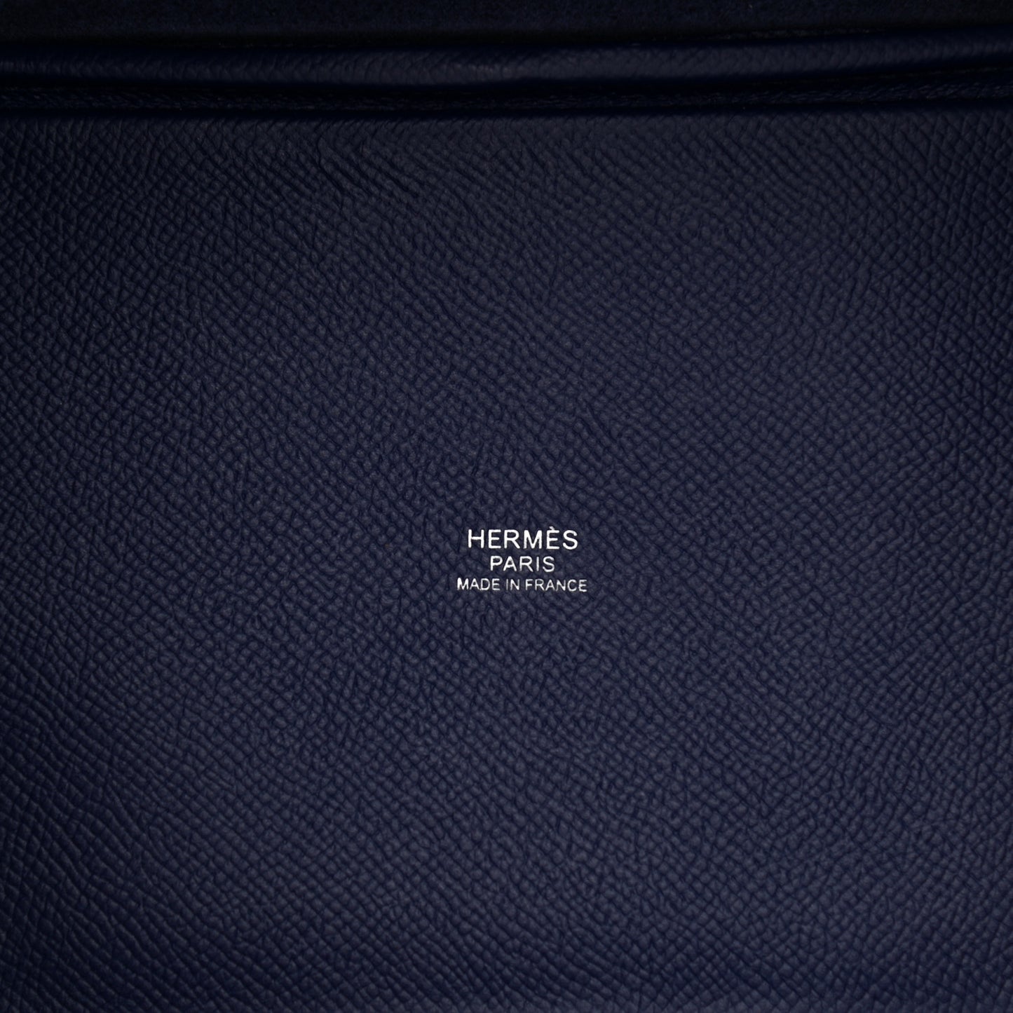 Epsom Tressage De Cuir Picotin Lock 18 PM Bleu Encre Brique Black