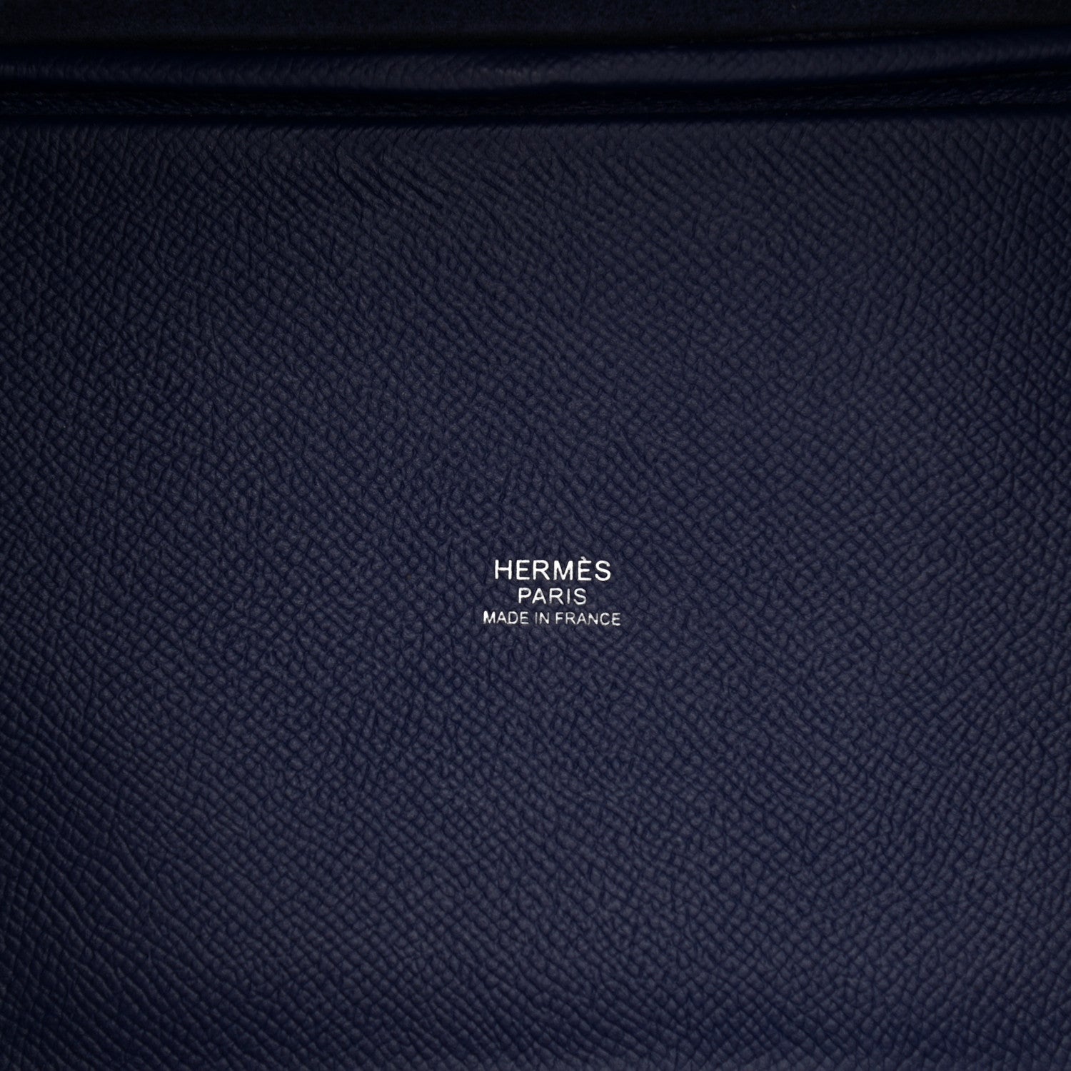 Hermes Epsom Tressage De Cuir Picotin Lock 18 PM Bleu Encre Brique Black 6 of 10