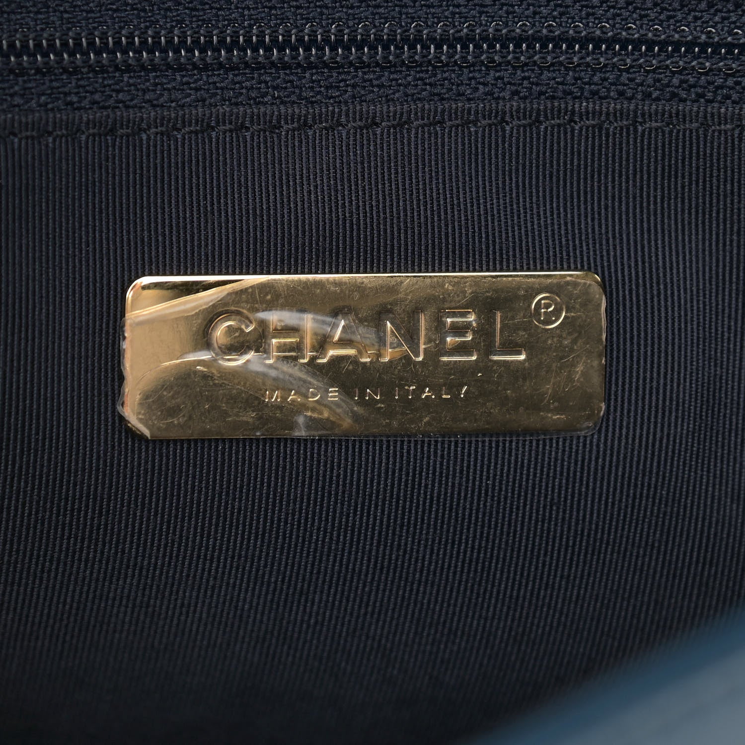 Chanel Lambskin Quilted Bi-Color CC Flap Blue 6 of 11