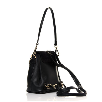 Chloe Suede Calfskin Mini Faye Backpack Black 2 of 9