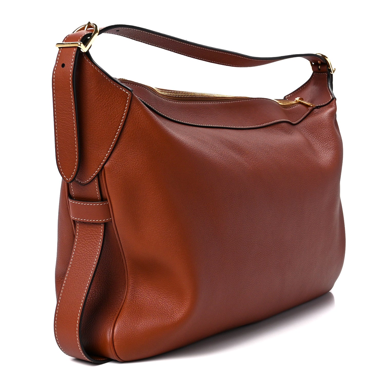 Celine Supple Calfskin Large Romy Shoulder Bag Tan 2 of 10
